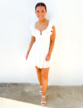 Load image into Gallery viewer, Picture Perfect Cowl Neck Dress in White
