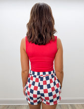 Load image into Gallery viewer, Found A Replacement Square Neck Tank Top in Ruby