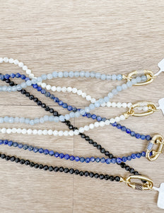 Kendra Scott Emery Beaded Necklace in Gold/Ivory MOP
