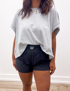 Fly With You Open Back Top in Lt. Grey