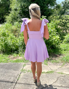 Nothing to Lose A-Line Dress Lavender