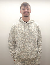 Load image into Gallery viewer, Burlebo Vintaged Washed Fleece Hoodie in Classic Deer Camo
