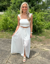 Load image into Gallery viewer, Thanks for the Memories Smocked Top &amp; Maxi Skirt Set Off White