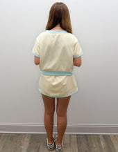 Load image into Gallery viewer, Holding On Top and Skort Set in Yellow/Blue