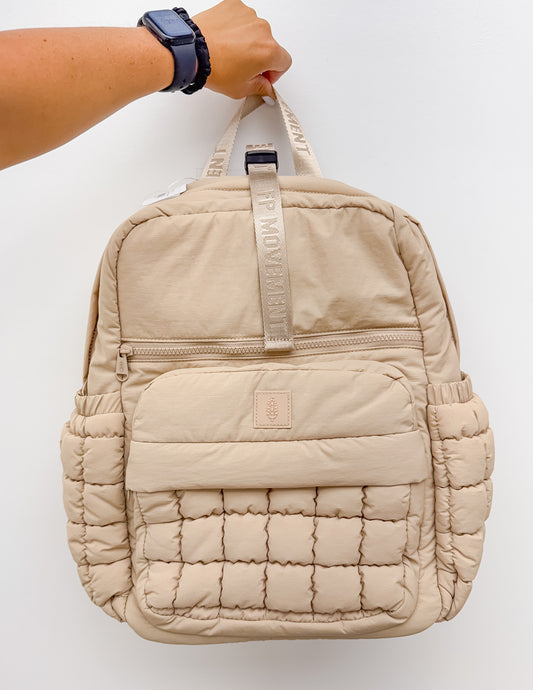 Free People Movement Quilted Pack in Off White