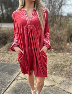 Strong Enough Long Sleeve Dress