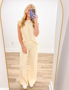 Southern Shirt Women's Comfy/Cozy Sweater Vest in Parchment