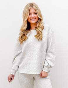 Southern Shirt Women's AstroKnit LS Top in Stone