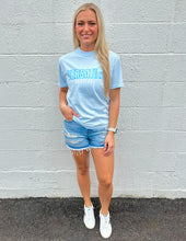 Load image into Gallery viewer, Versatile Boutique Logo SS Tee Chambray