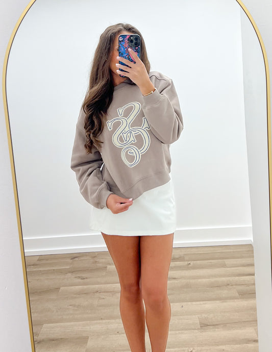 Southern Shirt Co. Preppy Font Print Sweatshirt