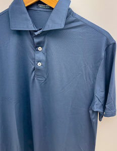 Southern Marsh Marin Headlands Performance Polo in Blue & Navy