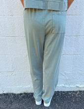 Load image into Gallery viewer, Do What I Can Mineral Washed Pleated Pant Olive