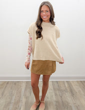 Load image into Gallery viewer, Prove Me Wrong Cap SS Sweater Top in Taupe