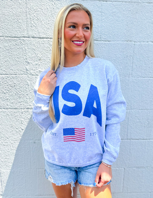USA America Graphic Sweatshirt