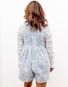 Believe In Me Ruffle Detail Flower Lace Top in Off White