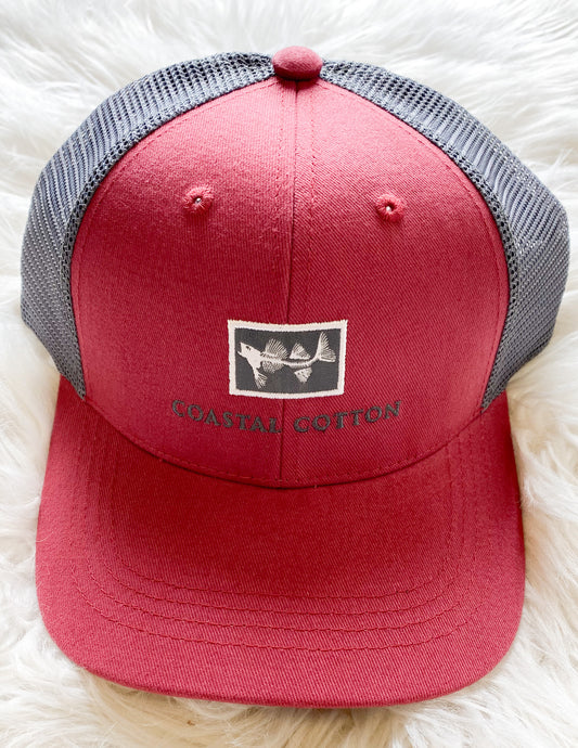 Coastal Cotton Brick Structured Trucker Cap