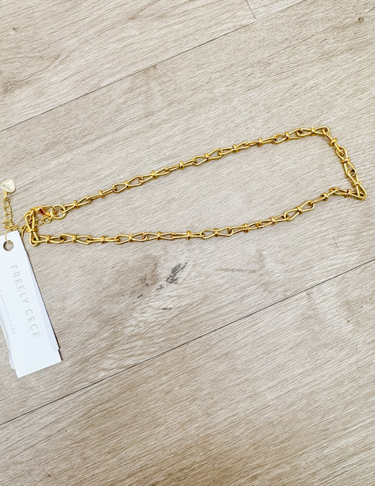 Last Night Stainless Layering Gold Chain