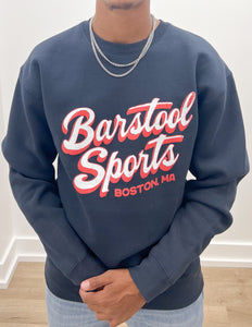 Barstool Sports Crewneck in Black