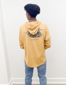 Southern Marsh Duck Originals Classic Hoodie in Khaki