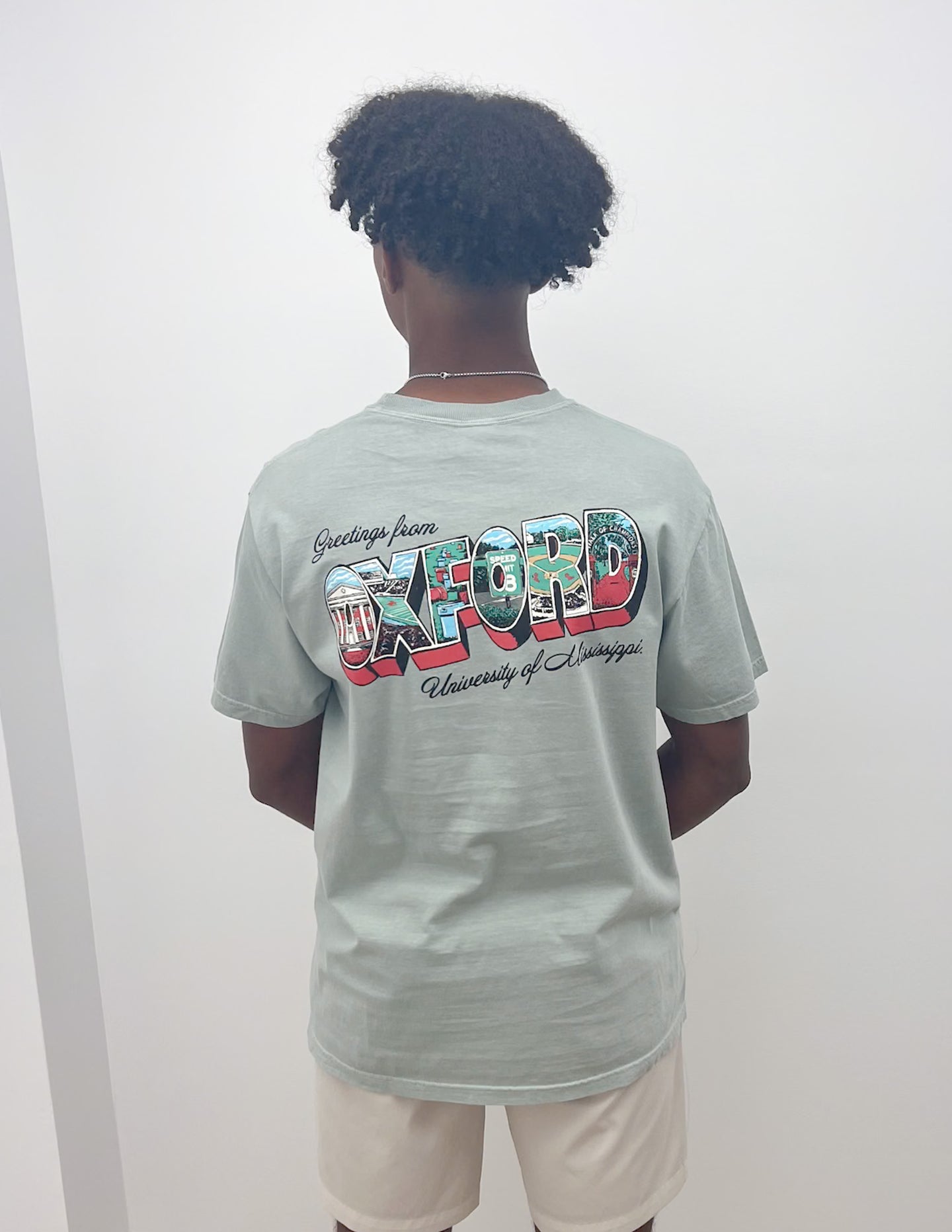 Ole Miss Greeting From Oxford SS Tee