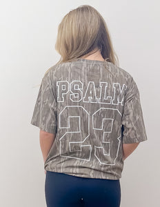 Psalms 23 Front & Back Verse SS Tee in Bottomland Camo