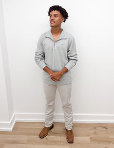 Vineyard Vines Saltwater Quarter Zip in Granite
