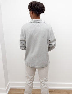 Vineyard Vines Saltwater Quarter Zip in Granite