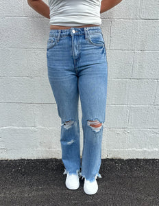 Watch It Burn 90's Vintage Super High Rise Flare Jeans