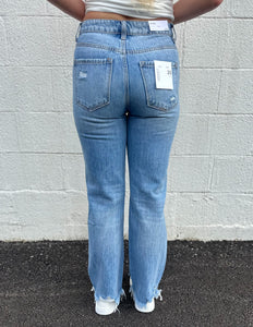 Watch It Burn 90's Vintage Super High Rise Flare Jeans