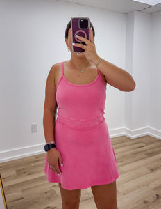 Give Me A Chance Mineral Wash Cami Dress in Pink