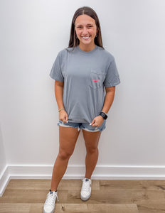 Old Row The Eagle Crest SS Pocket Tee