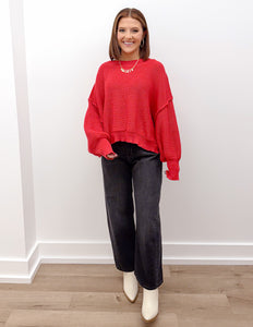 Famous Friends Barrel Twist Jeans in Black