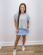 Load image into Gallery viewer, Coming For You Skort With Pockets in Light Blue
