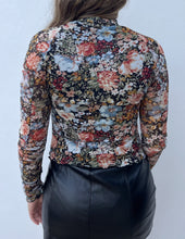 Load image into Gallery viewer, I Believe in More Floral Mesh Top