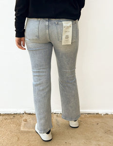 Take It All In Stride High Rise Relaxed Straight Leg Jeans in Light