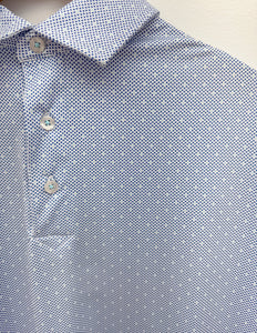 Coastal Cotton Up Bay Printed Performance Polo