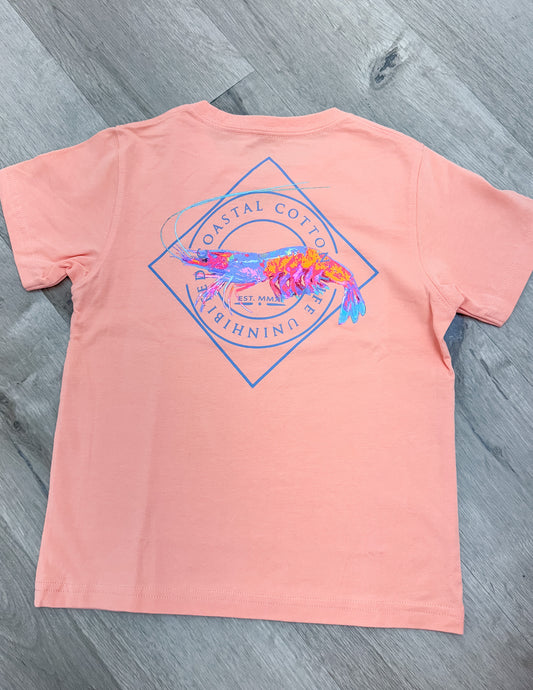 Coastal Cotton Youth Shrimp SS Tee