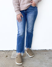 Load image into Gallery viewer, Take It All In Stride High Rise Relaxed Straight Leg Jeans in Dark