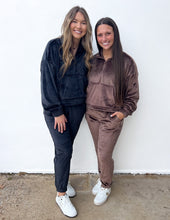 Load image into Gallery viewer, Go Out With a Bang Pullover + Jogger Set in Brown