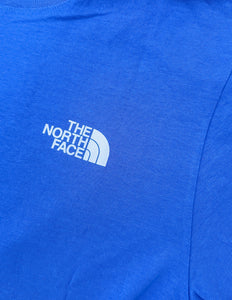 The North Face Men’s SS Evolution Box NSE Tee in Hero Blue