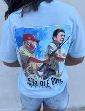 Load image into Gallery viewer, Good Ole Boys Outdoors Trump Reagan Fishing SS Tee