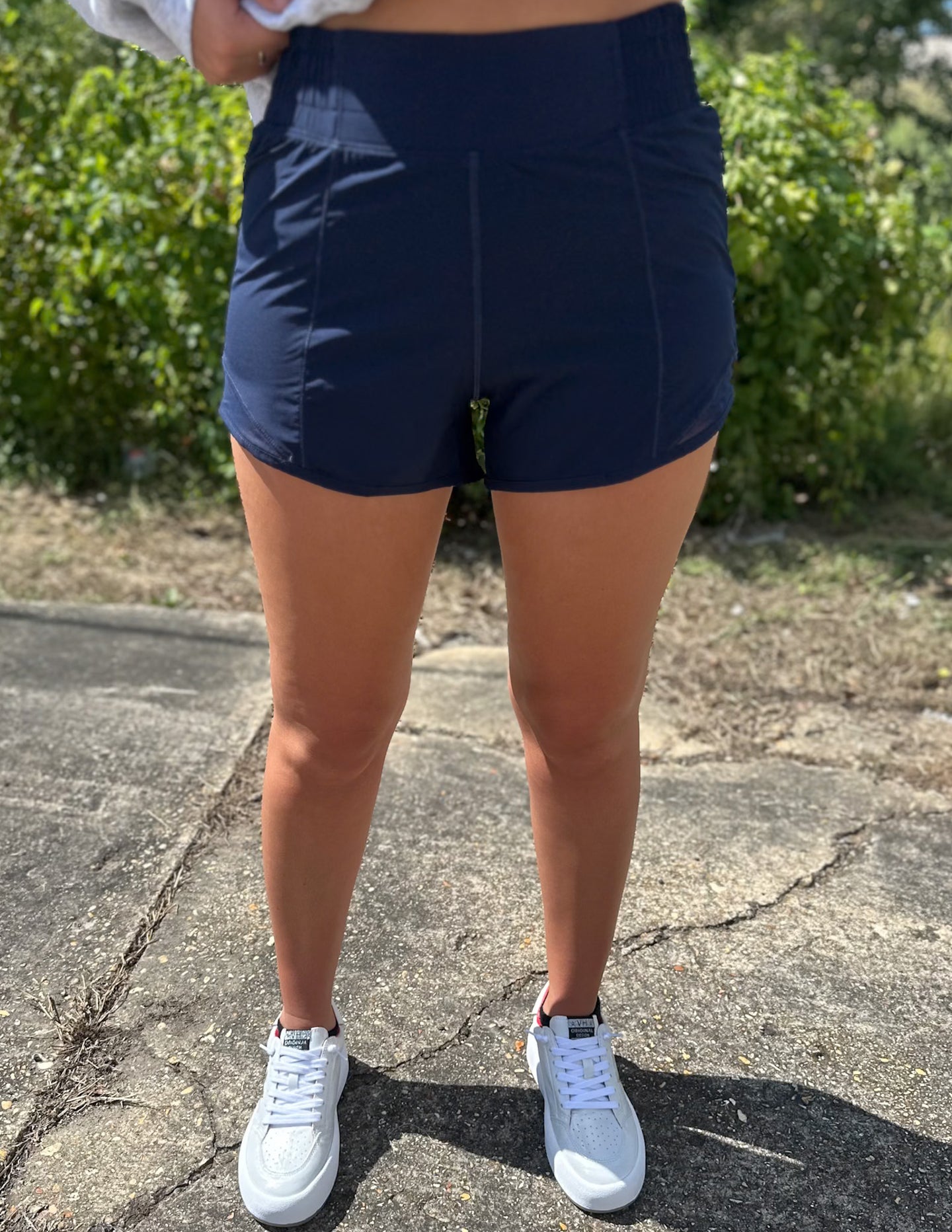 Follow Me Athletic Shorts Navy