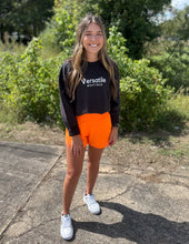 Load image into Gallery viewer, Follow Me Athletic Shorts Highlight Orange