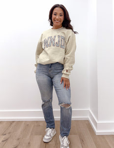 Addyson Nicole Company WWJD Camo Print Sweatshirt
