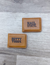 Load image into Gallery viewer, Magnetic Money Clip Tan Embossed Hail State
