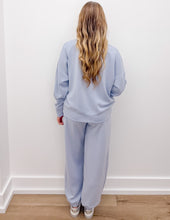 Load image into Gallery viewer, Feel The Thunder Scuba Low Rise Joggers in Blue