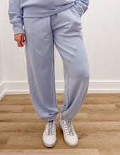 Load image into Gallery viewer, Feel The Thunder Scuba Low Rise Joggers in Blue