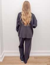 Load image into Gallery viewer, Lulu Mac Waffle Pants in Black