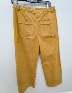 Free Falling Stretch Wide Leg Jean in Suede Cream Gold