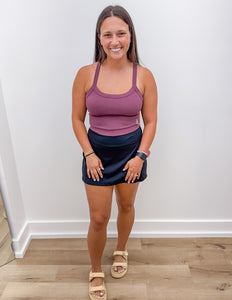 Free People All Clear Solid Cami in Clove